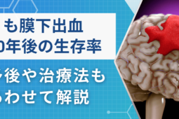 くも膜下出血の10年後の生存率はどのくらい？予後や治療法も解説