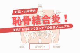 【産後ケア完全マニュアル】恥骨結合炎の原因、症状、治療法