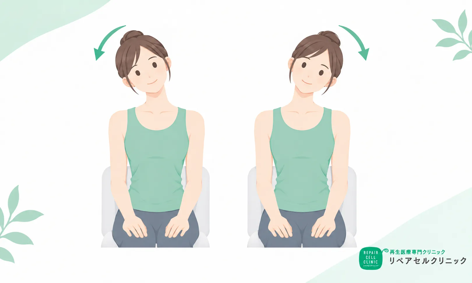 首のストレッチ