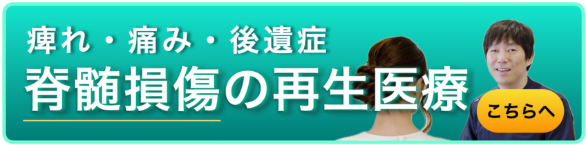 痺れ・痛み・後遺症　脊髄損傷の再生医療