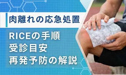 肉離れ 応急処置