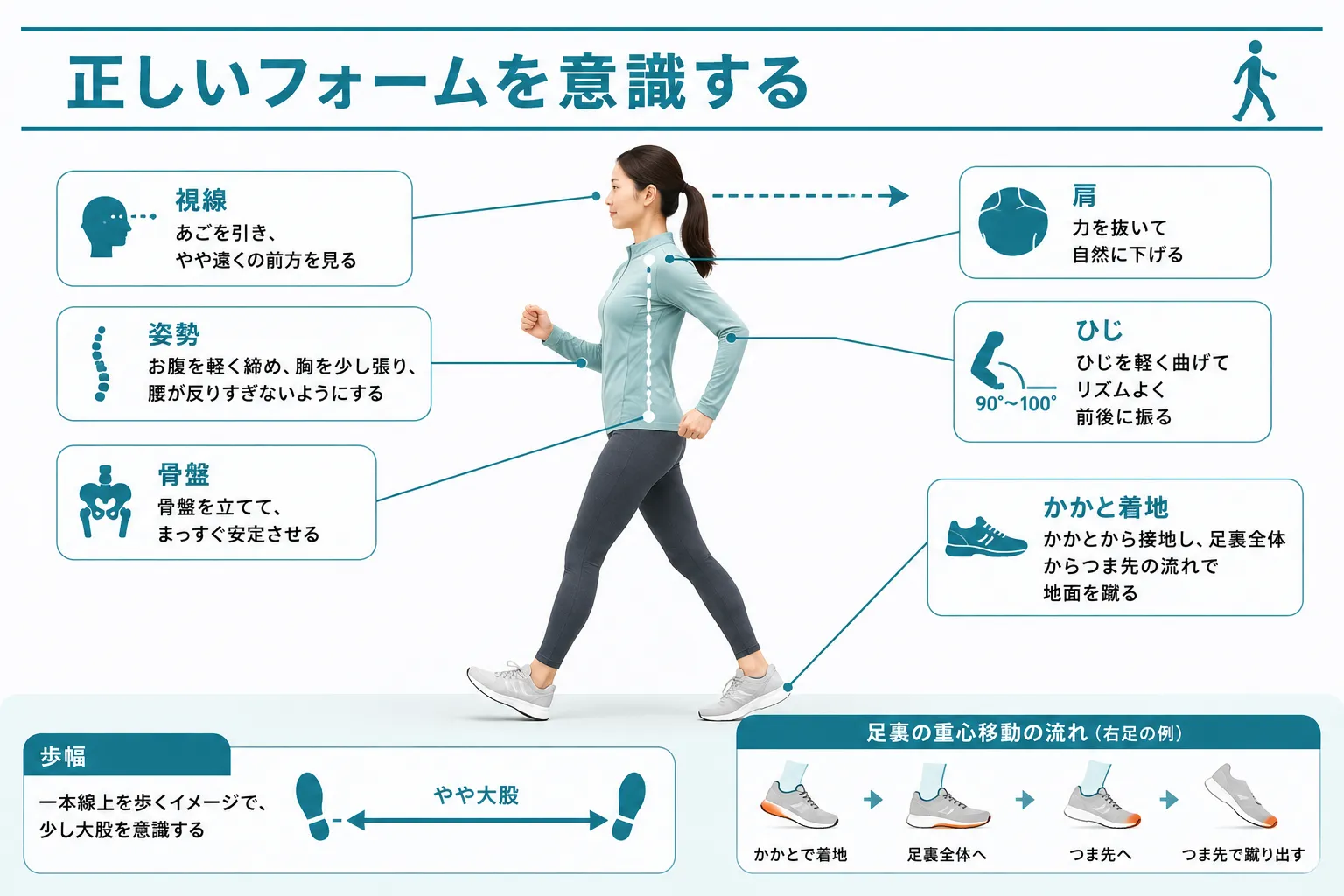 ウォーキングフォーム