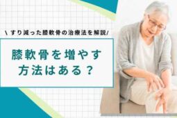 膝軟骨を増やす 方法