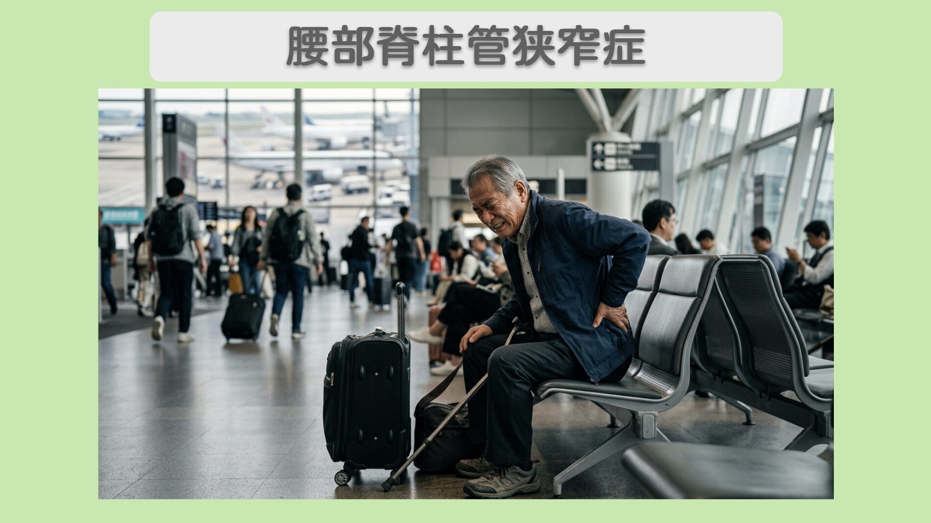 腰部脊柱管狭窄症のイメージ画像