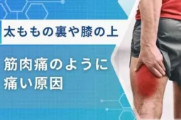 太ももの裏 筋肉痛のような痛み