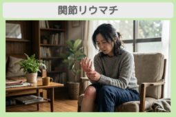 関節リウマチに悩む30代女性のイメージ