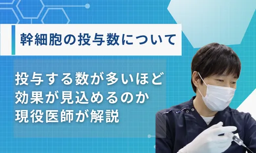 幹細胞投与数