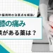 膝の痛み 飲み薬 ロキソニン